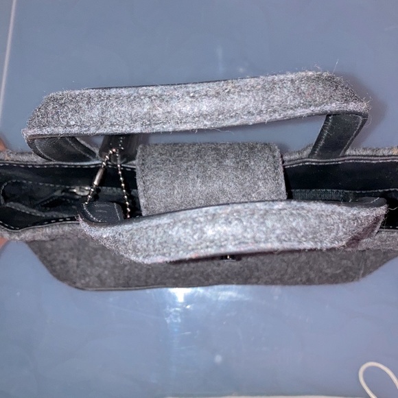 Coach • Charcoal Grey Wool with Black Accents - Picture 7 of 12